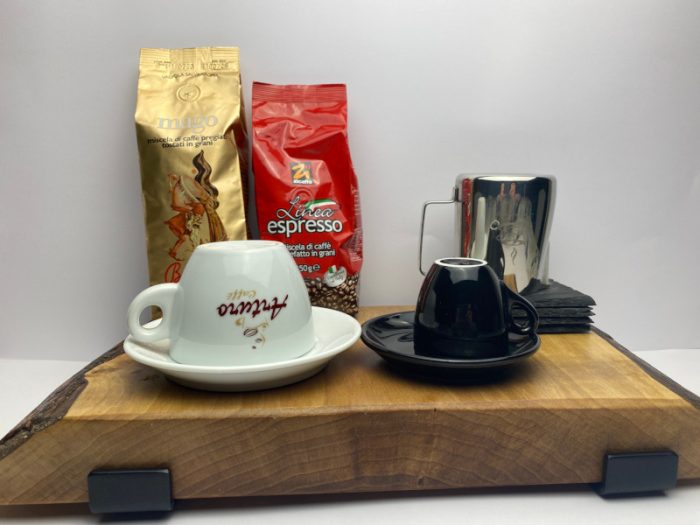 Coffee Barista Shelf Wall Mount for Coffee Accessories Walnut Wood - Image 4
