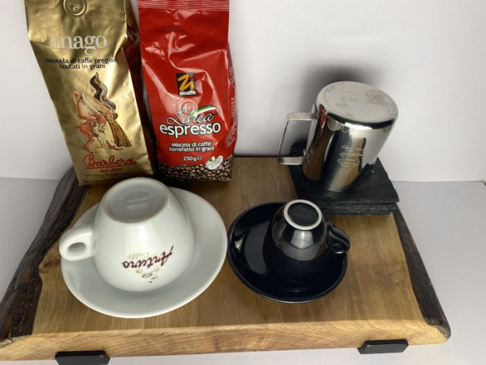 Coffee Barista Shelf Wall Mount for Coffee Accessories Walnut Wood - Image 5