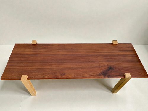 Mahogany Sapele & Maple Monolith – Mahogany Club Table